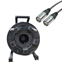 Bobine de câble Ethernet RJ45 industrielle étanche, robuste, Cat6 SFTP blindée, qualité professionnelle pour événements scéniques