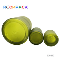 Bouteille en verre pour le soin de la peau, avec capuchon à vis, vert givré, lotion et fond de teint, 10 pièces, 15ml 30ml 60ml 125ml 200ml
