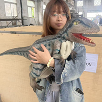 Aktif Robotik Kauçuk Gerçekçi El Dinozor Kuklası Bebek T-rex Animatronik Satılık