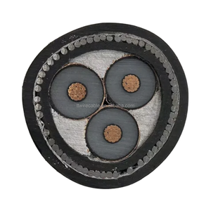 สายเคเบิล XLPE แรงดันไฟฟ้าต่ำ3เฟส4แกน <span class=keywords><strong>IEC</strong></span> <span class=keywords><strong>60502</strong></span> 600/1000V หุ้มฉนวนพีวีซีสายทองแดงที่มีความยืดหยุ่น YJV22-0.6/1Kv - Product Image 4