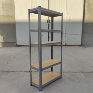 Estante apilable ajustable Estantes de productos galvanizados Estantes de almacenamiento de acero de ángulo ligero Estantes de garaje - Product Image 3