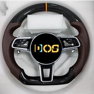 Volante de Cuero/Fibra de Carbono/LED con <span class=keywords><strong>Precio</strong></span> de Mayoreo para <span class=keywords><strong>Porsche</strong></span> Panamera 970 971, Volante Personalizado de Fábrica - Product Image 5