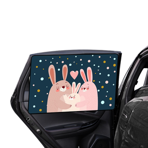 Parasol para coche con ventosas para puerta lateral, cortina deslizante bonita, característica de seguridad infantil, personalizable, ¡gran oferta! - Product Image 1