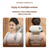 Masseur Shiatsu Nowcozy pour le dos et le cou avec chaleur, coussin de massage pour les épaules sans fil rechargeable