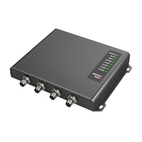 Lector RFID UHF de Largo Alcance CHAFON de 4 Canales, Chip de Alto Rendimiento ISO 18000-6C, 200 Etiquetas/S, Wi-Fi 860-960MHz, 0-15m, para Almacén