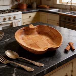 Tazón para Ensalada de Madera de Acacia Pulida, Ecológico, de Primera Calidad, Apto para Alimentos, Hecho a Mano, para Uso Familiar - Product Image 5
