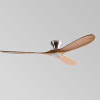 Ventilateur de plafond à moteur DC F787 avec télécommande - Éclairage LED réglable - 3 pales en métal - Design moderne - 6 vitesses - Garantie de 10 ans - Silencieux