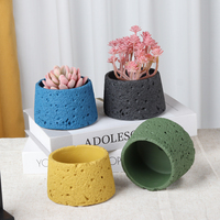 Moule de pot de fleurs en béton de style nordique européen pour décoration de jardin et intérieur/extérieur