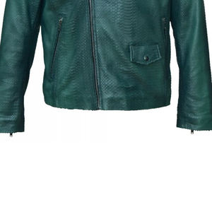 Blouson d'hiver en cuir pour homme très demandé avec col montant, design personnalisé, imperméable et respirant - Product Image 5