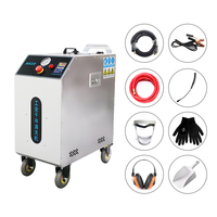 Machine de nettoyage à la glace sèche ESD sécurisée pour circuits imprimés, avec réglage de particules fines, pour le nettoyage délicat du masque de soudure et des composants.