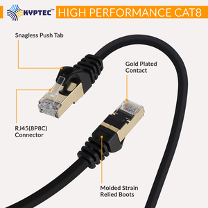 Câble Ethernet GigE industriel CAT 8 avec connecteur RJ45, câble réseau haute vitesse pour systèmes d'automatisation - Product Image 6