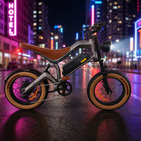 Vélo électrique tout-terrain M20 à gros pneus 1500W 48V 15.6Ah, 7 vitesses, stock USA UE UK, OEM ODM