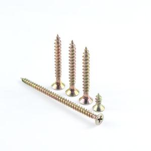 Toptan çift CSK kafa çinko kaplama vida sunta sunta vidası 30mm kare ahşap için - Product Image 5