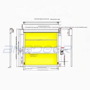 Offre Spéciale pas cher rapide industriel volet roulant <span class=keywords><strong>porte</strong></span> automatique <span class=keywords><strong>atelier</strong></span> rapide rouleau rapide PVC haute vitesse enrouler <span class=keywords><strong>porte</strong></span> pour entrepôt - Product Image 4