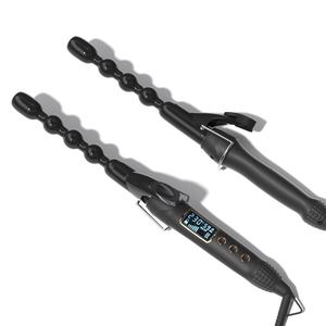 Bigoudi à bulles en céramique de 1 pouce avec écran LCD baguette à friser électrique avec chauffage PTC pour usage domestique ou hôtelier - Product Image 6