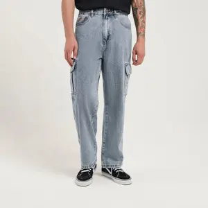 Benutzer definierte Cargo hose Mann Jeans Cargo hose Männer Baggy Cargo Jeans