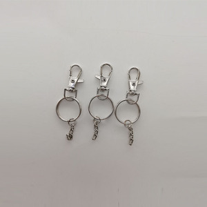 Zinc Alloy <b>Snap</b> <b>Hook</b> Keychain Ring Buckle For Bags Chains Keys Handicrafts 10x36mm Shenzhen Made - Product Image 3