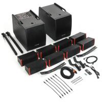 Sistema de Altavoces Line Array Activos y Pasivos HYANKA LVP-212 de 12 Pulgadas, 200W+, Sonido Envolvente, Plástico Resistente al Agua
