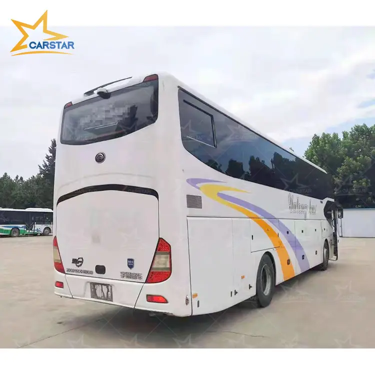 Дешевый 2016 б/у, хорошее состояние, пассажирский автобус YuTong с дизельным двигателем, 50 сидений, входная дверь для продажи