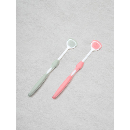 BEST Plastic Brush-Type Tongue Cleaner 2P Good but Could Be Improved