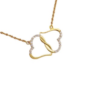 Broken Heart Necklace <b>Cross</b> Border Multi Strategic Bespoke Jewelry Service Stepped Edge Bangle Two-tone Finish Gift - Product Image 2