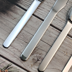 Juego de cubiertos de acero inoxidable para restaurantes y hoteles, cubiertos de plata con cuchillo, tenedor, cuchara, para bodas y fiestas - Product Image 4