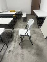Chaise de pique-nique portable empilable de haute qualité, légère, pliable, en résine plastique, pour événements, vente chaude en usine