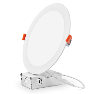 <span class=keywords><strong>Plafonnier</strong></span> LED encastré ultra-plat de <span class=keywords><strong>8</strong></span> pouces 18W, homologué ETL, 3 températures de couleur sélectionnables, sans boîtier, avec boîtier de jonction - Product Image 1