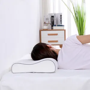 Прямая продажа с завода, эргономичная подушка для сна в форме волны Saien, подушка для сна с эффектом памяти, охлаждающая гелевая Подушка