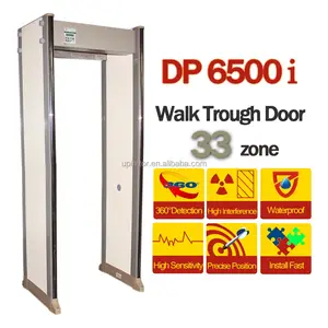 PD6500 33 Zones Walk Through Metal Detector Door Walk Through Metal Detector Scanner Security Entrance Gate