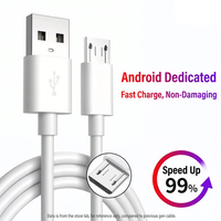 Câble Micro USB à charge rapide 2A avec logo personnalisé en PVC TPE, longueur 1m, compatible voiture, pour téléphones mobiles Android, conducteur en cuivre pur