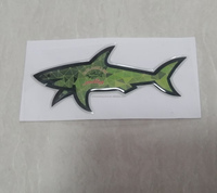 26 autocollants 3D étanches Paul Et Shark pour la décoration de tablettes, téléphones portables, réfrigérateurs, bagages, CP Jul Omerta Vrunk Shark Sticker