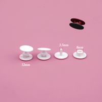 Appuyez sur le bouton pression en plastique jetable fermeture à clip en deux parties bouton personnalisé pour sandales à chaussures