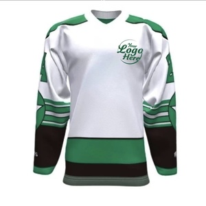 Ensemble de maillots de hockey sur glace personnalisés, uniformes d'entraînement pour équipes, hommes et femmes, confortables, séchage rapide, respirants, 100% polyester - Product Image 3