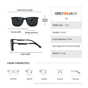 Gafas de Sol Polarizadas para Hombre, Montura Negra TR90, Lentes TAC UV400, Visión Nocturna, Gafas Deportivas para Ciclismo, Tipo 3 - Product Image 5