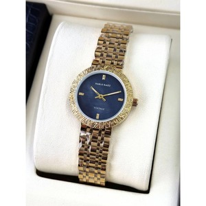Reloj de Cuarzo Dorado Vintage para Mujer, Reloj de Pulsera de Acero Inoxidable, Reloj de Vestir de Lujo, Resistente al Agua - Product Image 5