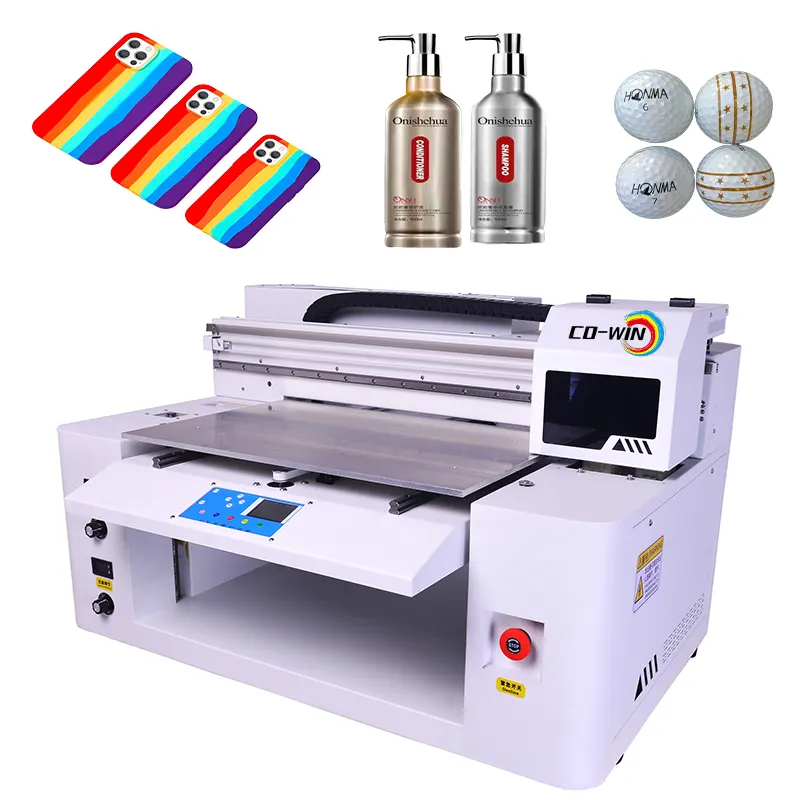 CO-WIN 6040cm Zwei Köpfe UV-Drucker für Stift Beste Qualität A2 Größe UV-Drucker für PVC-Karte Bester Preis UV DTF Drucker