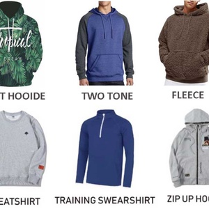 เสื้อฮู้ดซิปทรงครอป ล้างสีแบบแอซิด คุณภาพสูง สำหรับผู้ชาย ขายส่ง สตรีทแวร์ ผ้าหนา ทรงโอเวอร์ไซส์ สไตล์วินเทจ สำหรับฤดูใบไม้ร่วง - Product Image 3