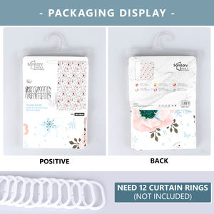 MOQ bajo tendencia 72 "* 72" pulgadas baño cortinas impermeables impreso PEVA impermeable Cortina <span class=keywords><strong>de</strong></span> ducha inodoro - Product Image 5