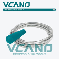 VCANO 15M OEM Outil de nettoyage de canalisations en acier à ressort en plastique écologique pour usage industriel et bricolage, spirale de dragage d'égouts 1