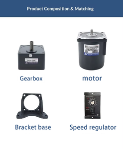 มอเตอร์ไฟฟ้ากระแสสลับ 110V / 120V แบบเฟสเดียว / สามเฟส ขนาดเล็ก - Product Image 4
