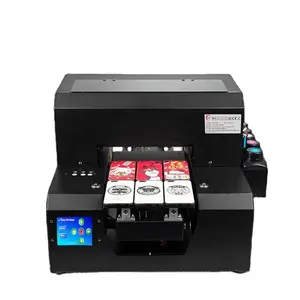 Mesin Printer UV Flatbed A4 Warna-warni Layar Sentuh LCD Baru untuk Casing Ponsel, Kartu, Dll
