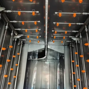 Automatic Powder Coating Line With Spray Washing Pretreatment Stage