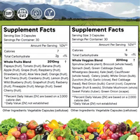 Vitamines Adultes de Haute Qualité Fruits et Légumes Aliments Entiers Super Aliments Supplément de Santé
