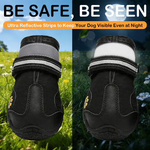 Novo Produto: Botas Impermeáveis Antiderrapantes Refletivas para Cães de Porte Médio e Grande (4 Peças) – Ideais para Todas as Condições Climáticas - Product Image 6