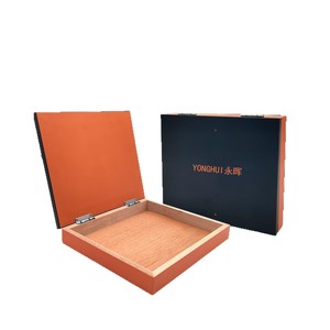 Caja de Madera para Cigarros Donghui, Cuadrada, con Tapa Abatible, 10 mm de Grosor, a Prueba de Humedad - Product Image 3