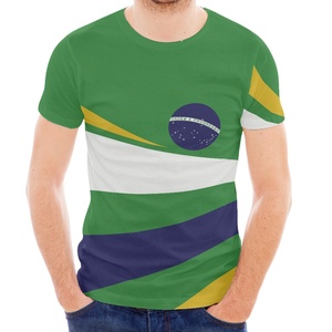 T-shirt da uomo personalizzata in stile brasiliano produttore vendite dirette morbido poliestere t-shirt stile <span class=keywords><strong>sportivo</strong></span> <span class=keywords><strong>abbigliamento</strong></span> comodo - Product Image 2