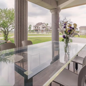 Cao trong suốt Acrylic bàn ăn Acrylic tùy chỉnh đồ nội thất - Product Image 1