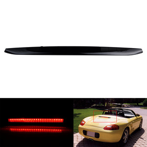 Tercera Luz de Freno LED de Montaje Alto para Porsche Boxster 986 1997-2004, Carcasa Negra, Luz Roja, Número de Pieza 98663105000 - Product Image 1