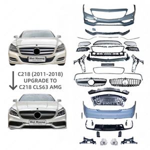 Kit Carrozzeria 1:1 Originale per Conversione a Stile CLS63 AMG con Griglia e Paraurti Anteriore e Posteriore per Mercedes Benz Classe <span class=keywords><strong>CLS</strong></span> W218 <span class=keywords><strong>C218</strong></span> 2011-2017 - Product Image 1